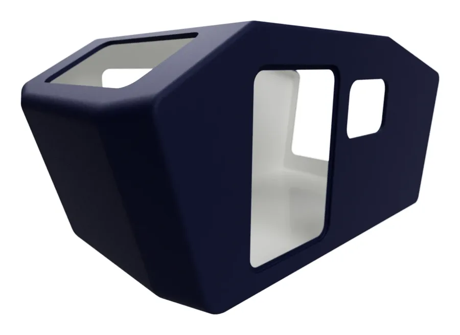 Glide monocoque shell in Dark Ocean (dark blue)