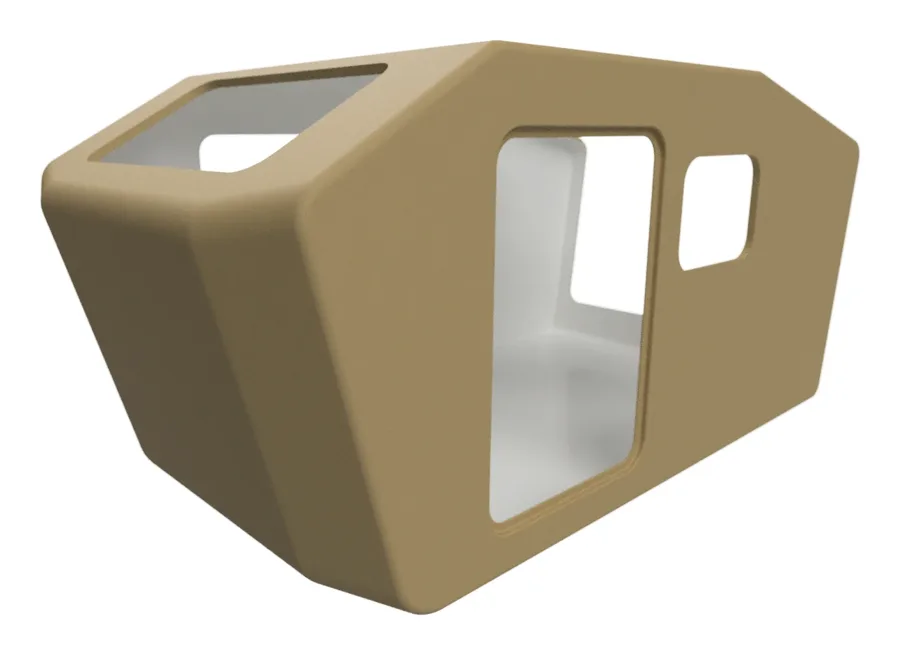 Glide monocoque shell in Dune (sand)
